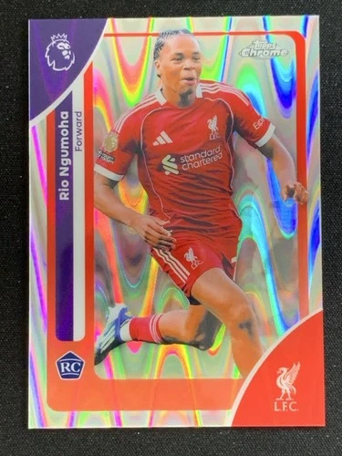 Rio Ngumoha 2025 Topps Cromo Premier League RayWave