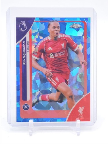 Rio Ngumoha 2026 Topps Cromo Premier League Zaffiro