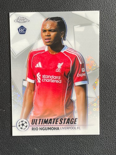 Rio Ngumoha 2025 Topps Cromo UEFA Ultimate Stage #US-3