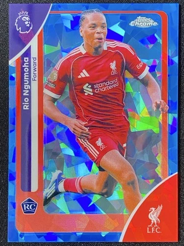 Rio Ngumoha 2025 Topps Cromo Zafiro Sapphire