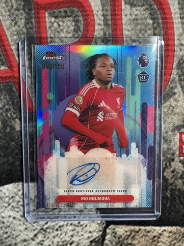 Rio Ngumoha 2026 Topps Finest Sky Blue /150