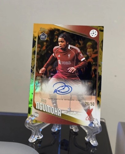 Rio Ngumoha 2025 Topps Flagship Gold /50