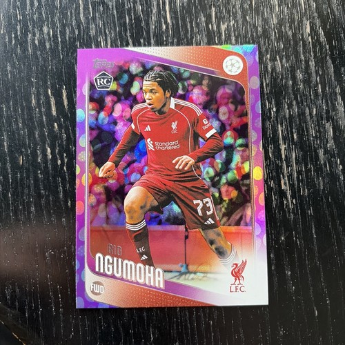 Rio Ngumoha 2025 Topps Flagship Purple Easter Egg /25