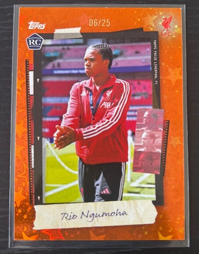 Rio Ngumoha 2025 Topps Focus Orange /25