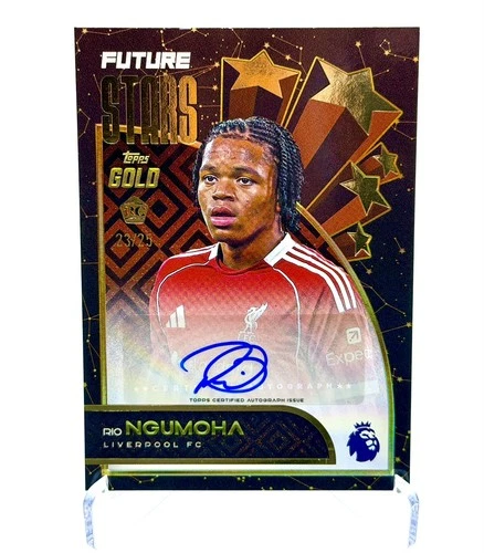 Rio Ngumoha 2025 Topps Gold PL Arancione /25