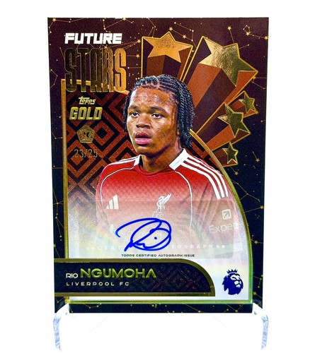 Rio Ngumoha 2025 Topps Gold PL Naranja /25