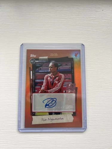 Rio Ngumoha 2025 Topps Liverpool Focus /25