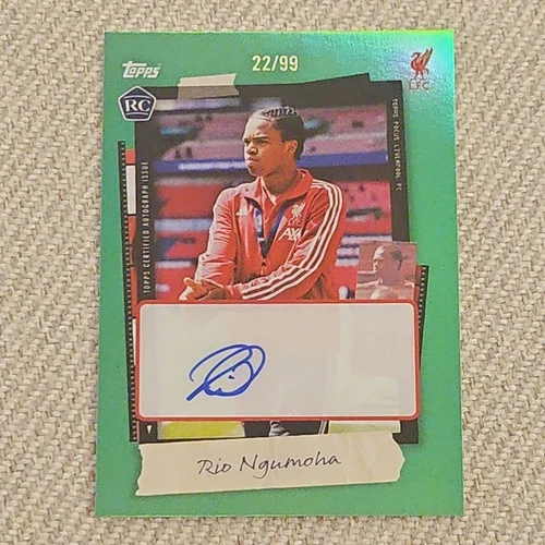 Rio Ngumoha 2025 Topps Liverpool Focus /99