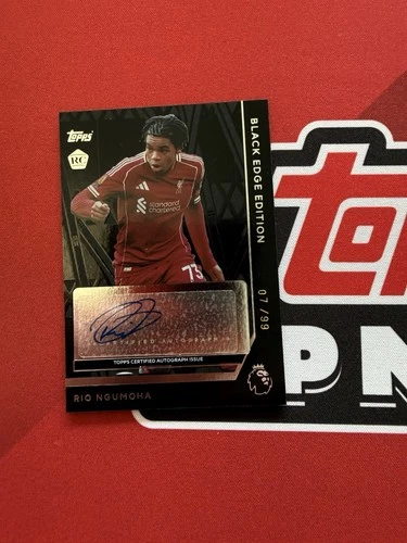 Rio Ngumoha 2025 Topps Premier League Black Edge /99