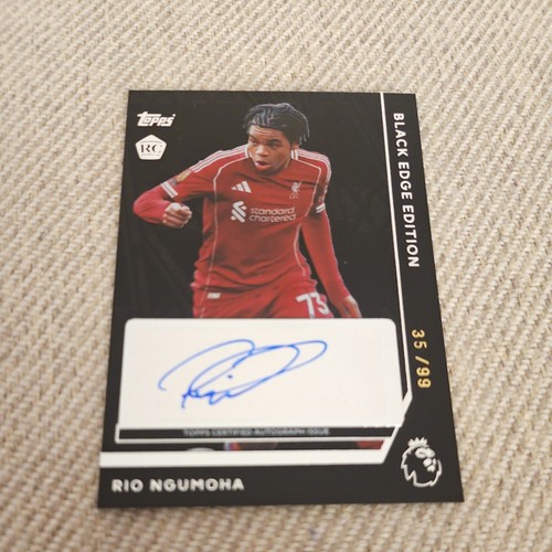 Rio Ngumoha 2025 Topps Premier League Black Edge Edition /99