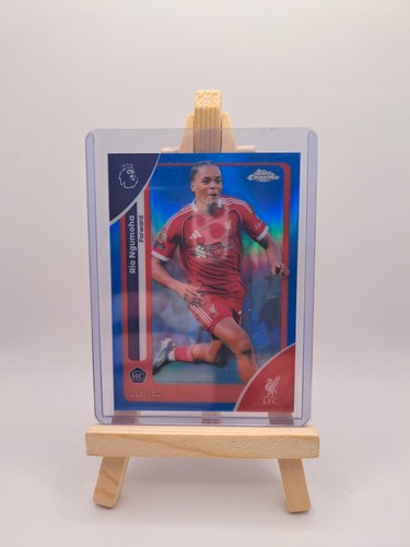 Rio Ngumoha 2026 Topps Premier League Chrome Blue Refractor /150
