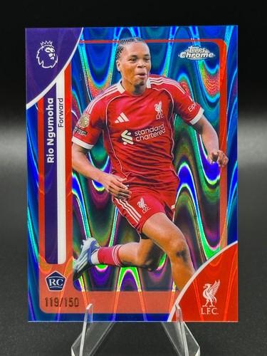 Rio Ngumoha 2025 Topps Premier League Cromo Raywave /150