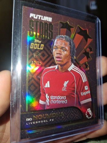 Rio Ngumoha 2026 Topps Premier League Gold 17/25