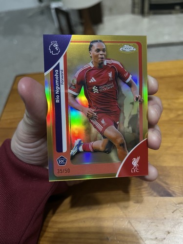 Rio Ngumoha 2025 Topps Premier League Gold /50