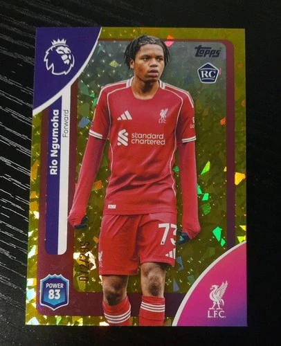 Rio Ngumoha 2026 Topps Premier League Gold 72/299