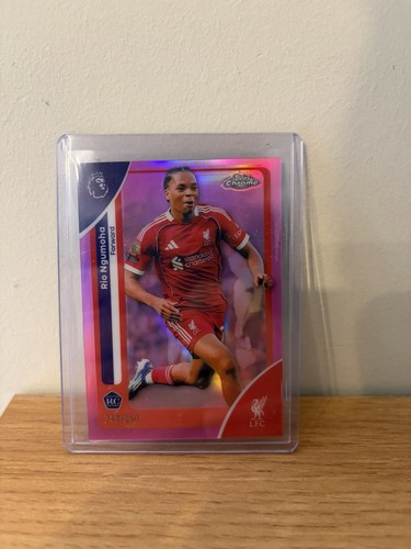 Rio Ngumoha 2026 Topps Premier League Liverpool /250