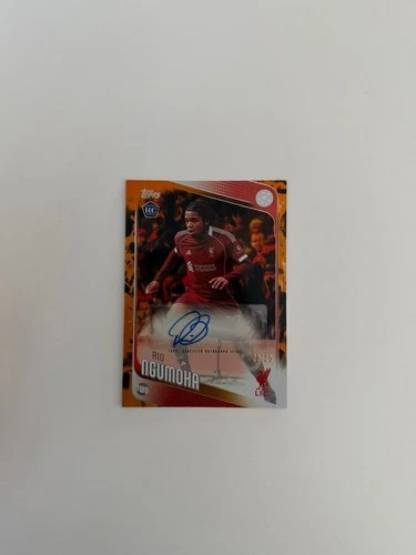 Rio Ngumoha 2025 Topps Premier League Orange /25