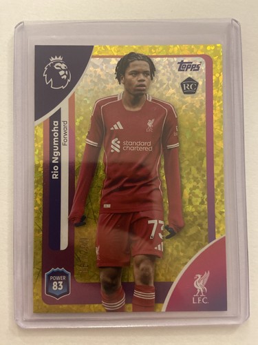 Rio Ngumoha 2026 Topps Premier League Oro Giallo /299