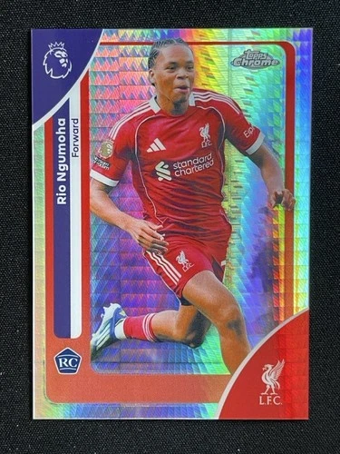 Rio Ngumoha 2025 Topps Cromo Refractor Prisma #112