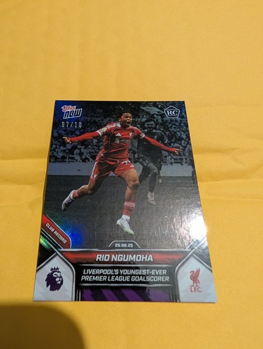 Rio Ngumoha 2025 Topps Now /10