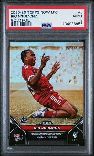 Rio Ngumoha 2025 Topps Now Gold Foil /50