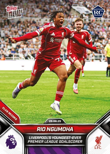 Rio Ngumoha 2025 Topps Now Premier League