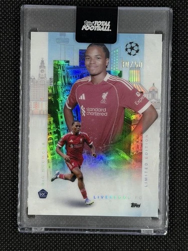 Rio Ngumoha 2025 Topps Total Fútbol Blue /50