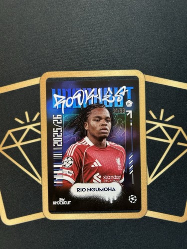 Rio Ngumoha 2025 Topps UCC Knockout /99