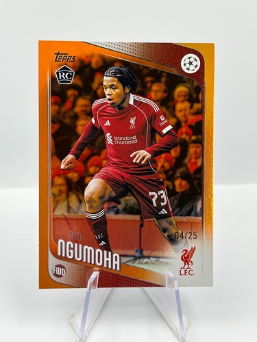 Rio Ngumoha 2025 Topps UCC Orange /25