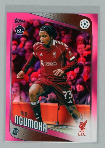 Rio Ngumoha 2025 Topps UCC Pink FlowFactor