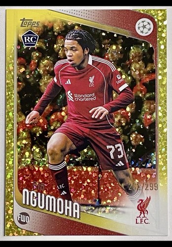 Rio Ngumoha 2025 Topps UEFA Champions Giallo /299