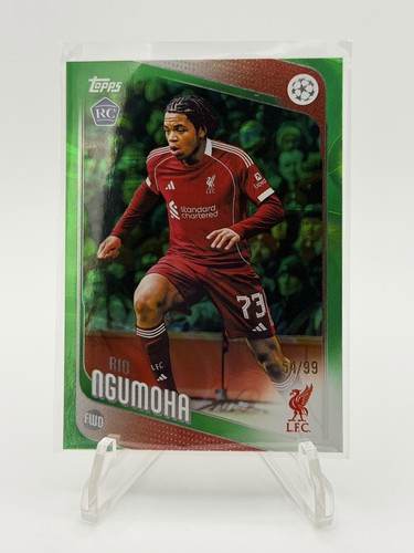 Rio Ngumoha 2025 Topps UEFA Club Competitions Green /99