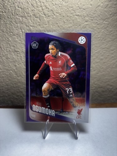 Rio Ngumoha 2025 Topps UEFA Club Competitions Viola /250