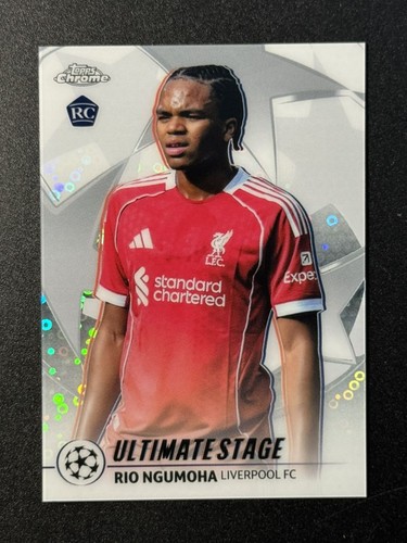 Rio Ngumoha 2025 Topps UEFA UCC Ultimate Stage Chrome #US-3