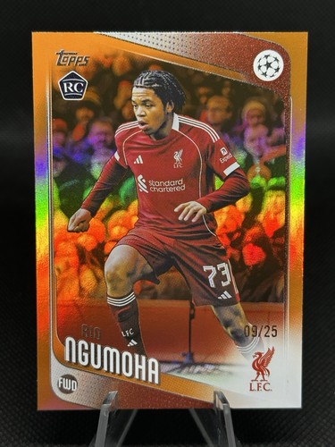 Rio Ngumoha 2025 Topps UEFA Youth League arancione /25