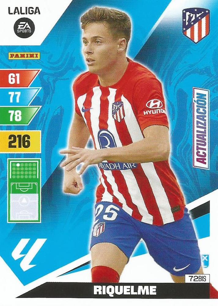 Riquelme 2023 Panini Adrenalyn XL La Liga