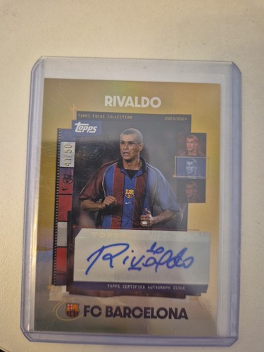 Rivaldo 2023 Topps FC Barcelona Focus /50