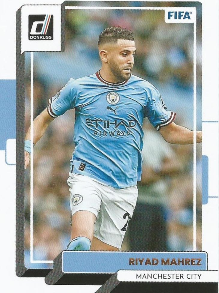 Riyad Mahrez 2022 Panini Donruss Soccer 162