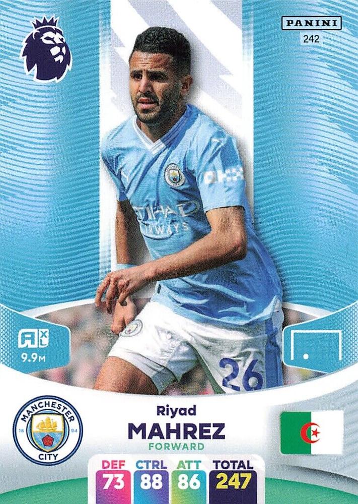 Riyad Mahrez 2024 Panini Adrenalyn XL Premier League