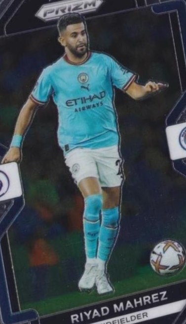 Riyad Mahrez 2022 Panini Prizm Premier League 10
