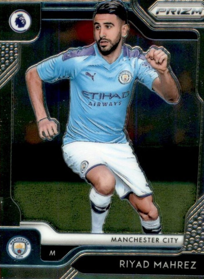 Riyad Mahrez 2019 Panini Prizm Premier League 15
