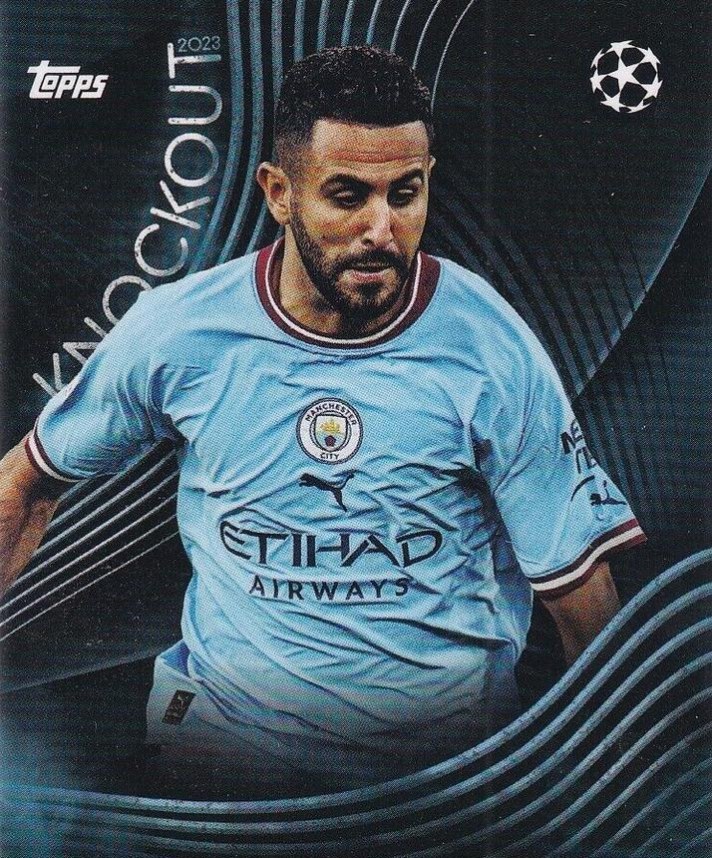 Riyad Mahrez 2023 Topps Knockout UEFA Champions League