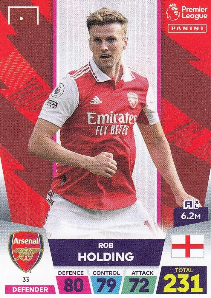 Rob Holding 2023 Panini Adrenalyn XL Premier League