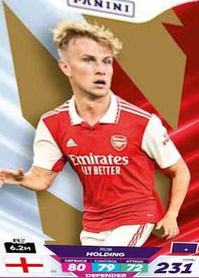 Rob Holding 2023 Panini Adrenalyn XL Premier League Plus