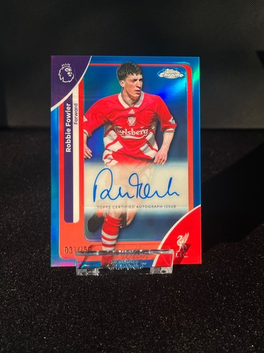 Robbie Fowler 2025 Topps Chrome Blue Refractor /150