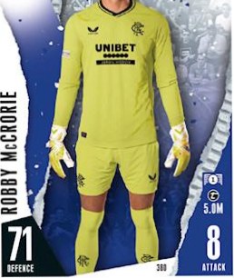 Robby McCrorie 2023 Topps Match Attax UEFA Club Competitions