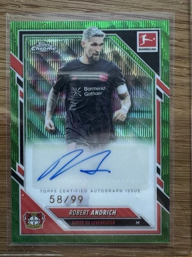Robert Andrich 2025 Topps Bundesliga Chrome Green /99