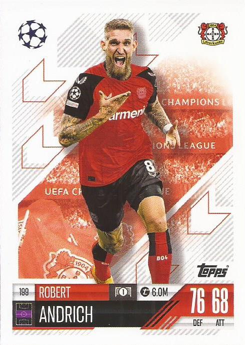Robert Andrich 2024 Topps Match Attax UEFA Club Competitions