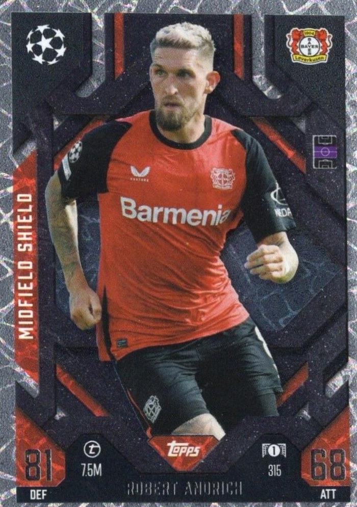 Robert Andrich 2024 Topps Match Attax UEFA Club Competitions Extra