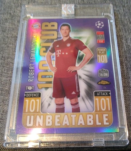 Robert Lewandowski 2023 Topps 101 Unbeatable Violet Refractor /299